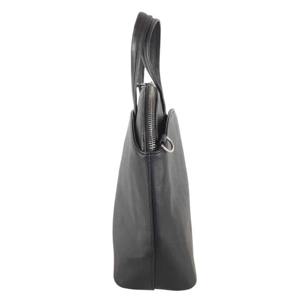 Matt & Nat Vegan Leather Large Satchel Handbag Black $165